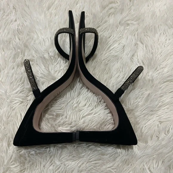 SCHUTZ Black Sandals with Silver Accents - Picture 6 of 9